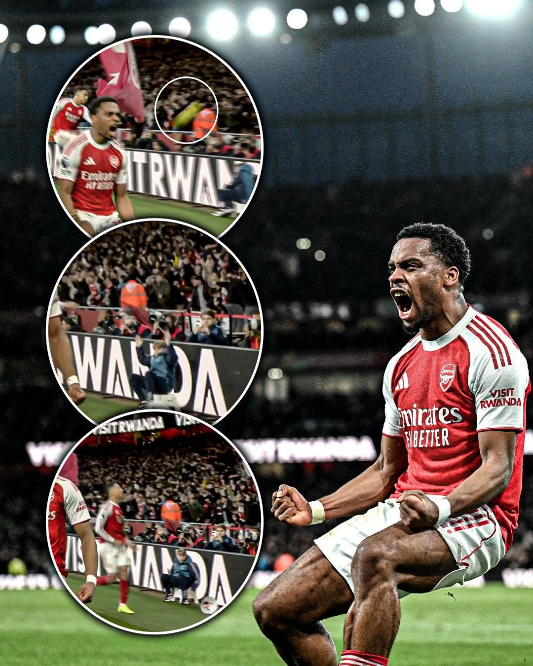 优直播-哎呀！萨利巴庆祝时踢飞场边备用球，小球童十分沮丧摊手抱怨