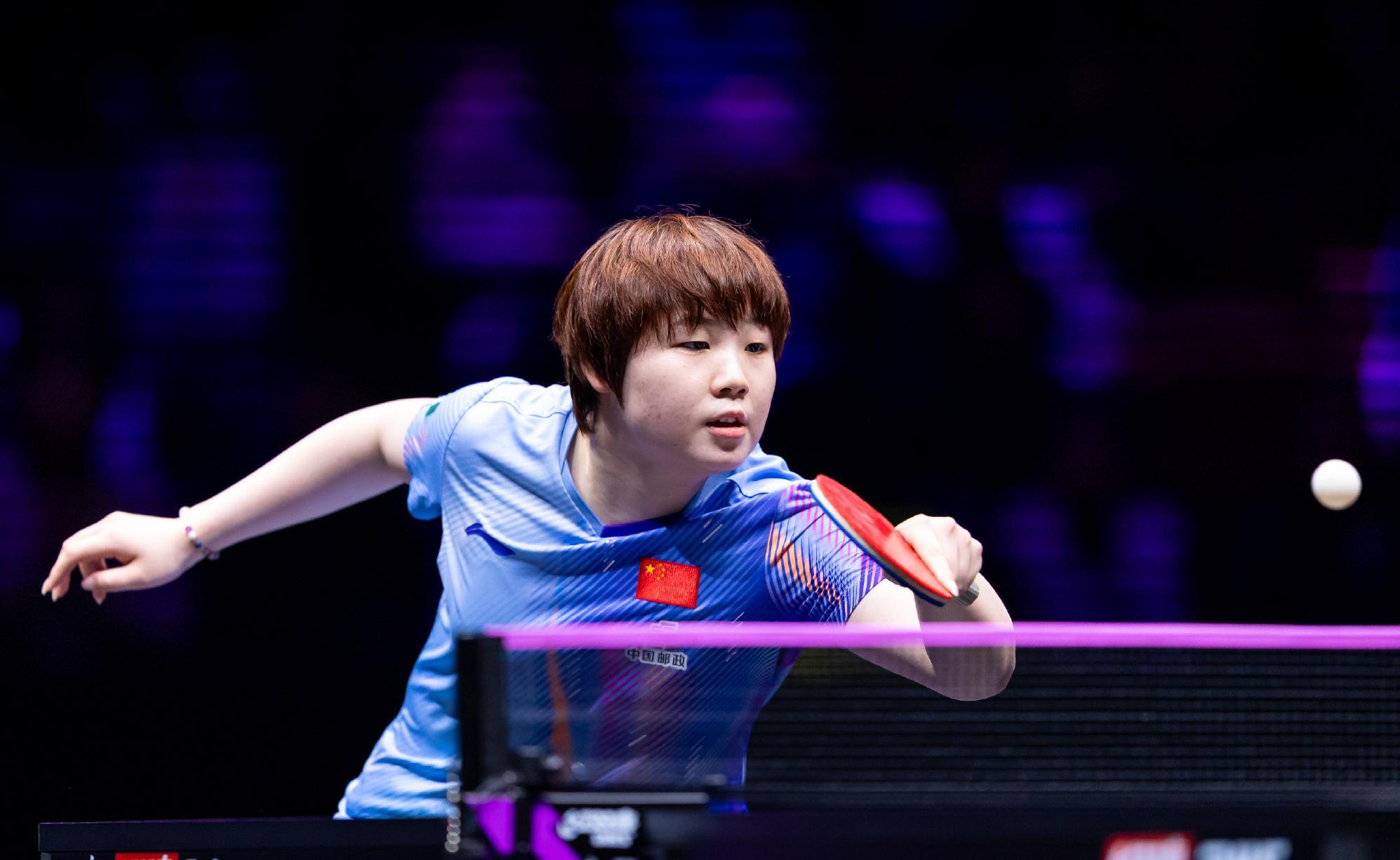 中国女乒无缘三连冠!蒯曼3-4不敌张本美和:马琳一脸严肃